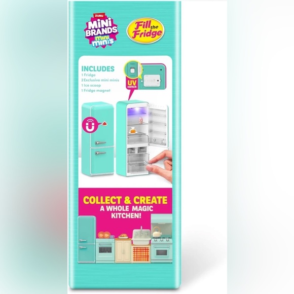 🌀ZURU MINI BRANDS FILL THE FRIDGE PLAYSET -  BRAND NEW - Picture 3 of 10